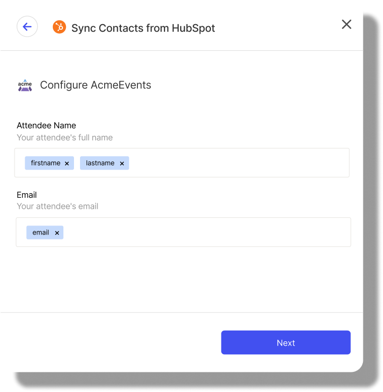 Integrations: Set up UI for your users