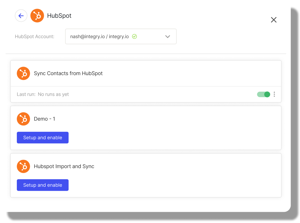 Integration Management for Users