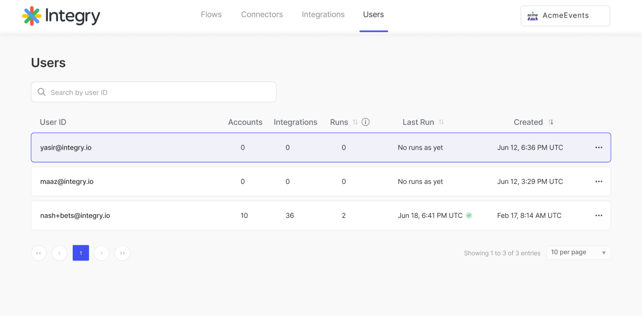 Manage Integrations