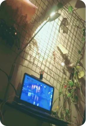 Fatima's workspace